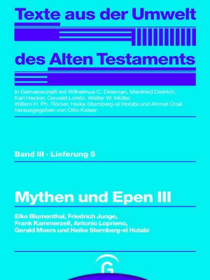 cover image of Mythen und Epen III